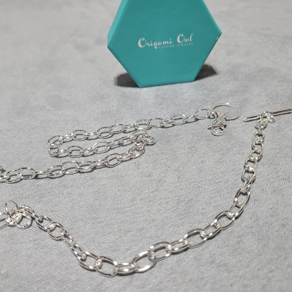 Origami Owl Silver Chain Necklace